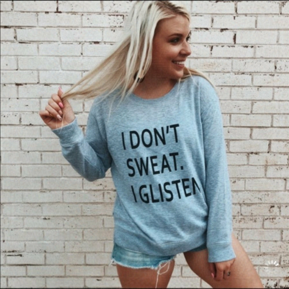 aerie Tops - Aerie Graphic Crewneck Sweatshirt Size Small